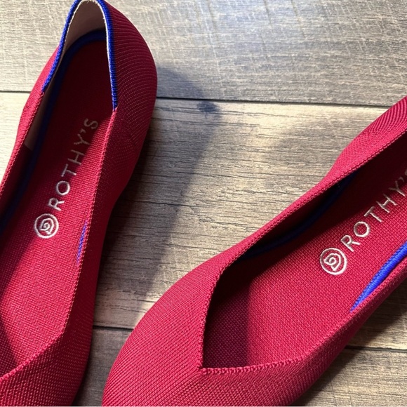 Rothy’s Red Round Toe Ballet Flat - Picture 6 of 6
